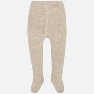 Mayoral baby ribbed tights NWT size 6m, 12m